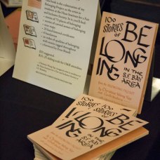I launched the book, "100 Stories of Belonging in the S.F. Bay Area" at the conference.